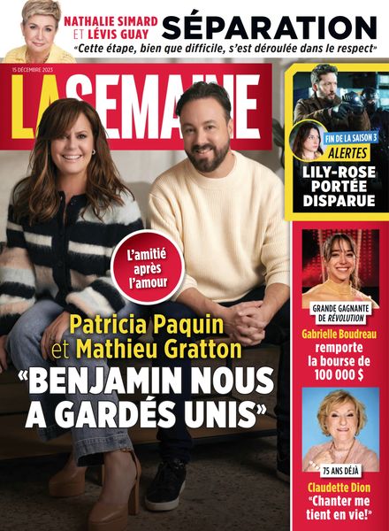 La Semaine – 15 Decembre 2023