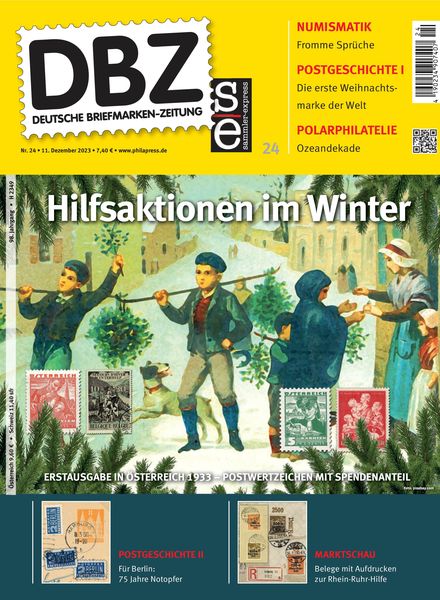 Deutsche Briefmarken-Zeitung – 11 Dezember 2023