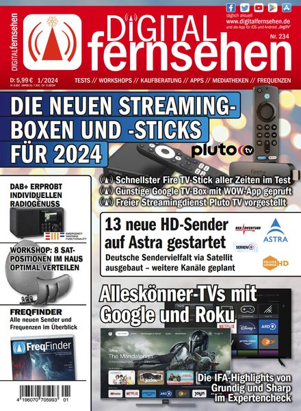 Digital Fernsehen – Januar 2024