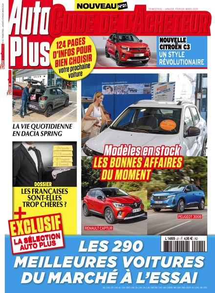 Auto Plus Guide de l’Acheteur – Janvier-Fevrier-Mars 2024