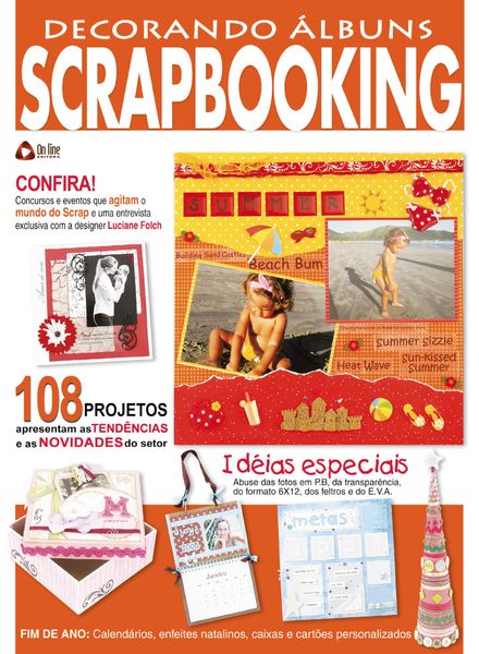 Decorando albuns Scrapbooking – Dezembro 2023