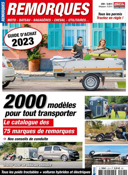 Le Monde du Plein-Air – Hors-Serie Remorques – N 25 2023