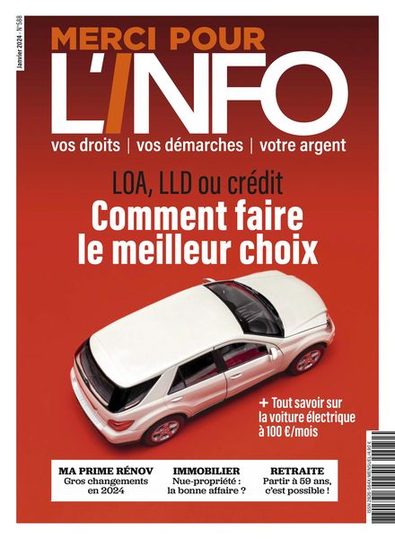 Merci Pour L’info – Janvier 2024