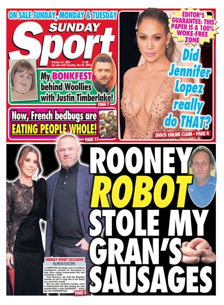 Sunday Sport – 22 October 2023