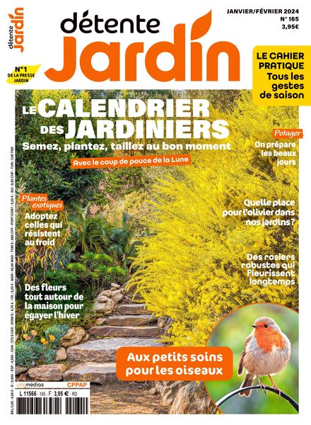 Detente Jardin – Janvier-Fevrier 2024