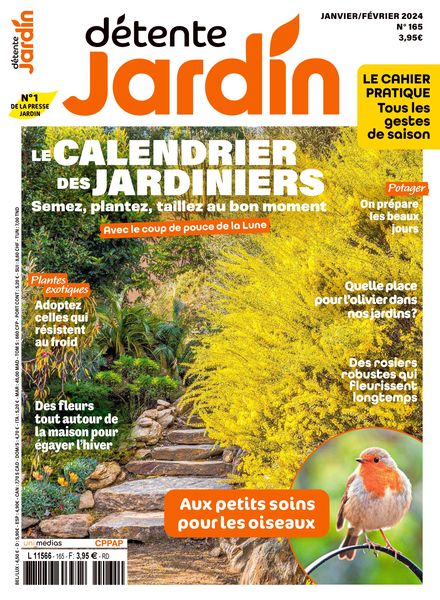 Detente Jardin – Janvier-Fevrier 2024