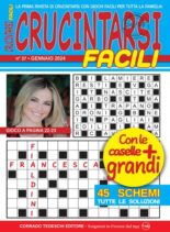 Crucintarsi Facili – Gennaio 2024