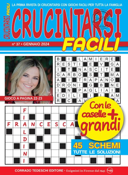 Crucintarsi Facili – Gennaio 2024