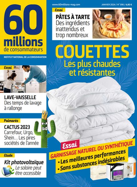 60 Millions de Consommateurs – Janvier 2024