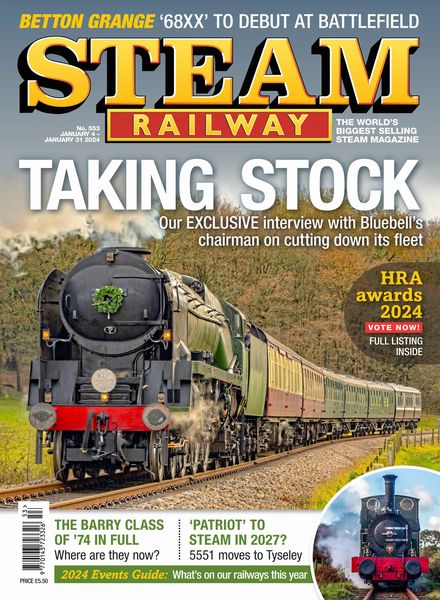 Steam Railway – Issue 553 – 4 January 2024