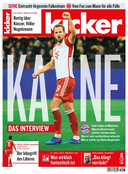 Kicker Sportmagazin – 15 Januar 2024