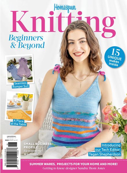 Australian Homespun Specials – Issue 6 – Knitting Beginners & Beyond – January 2024
