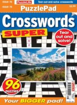 PuzzleLife PuzzlePad Crosswords Super – Issue 75 – 22 February 2024