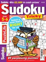 PuzzleLife Sudoku Tricky – Issue 94 – 29 February 2024