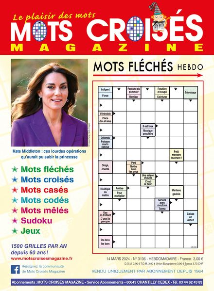Mots Croises Magazine – 14 Mars 2024