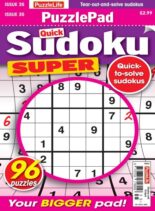 PuzzleLife PuzzlePad Sudoku Super – Issue 35 – 21 March 2024
