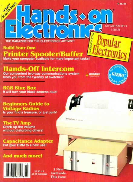Popular Electronics – Hands-On-1988-11