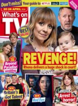 What’s on TV – 20 April 2024
