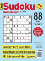 Sudoku Ratselspass – Nr 5 2024