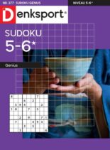 Denksport Sudoku 5-6 genius – 9 Mei 2024