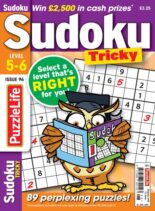 PuzzleLife Sudoku Tricky – Issue 96 – May 2024