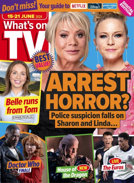 What’s on TV – 15 June 2024