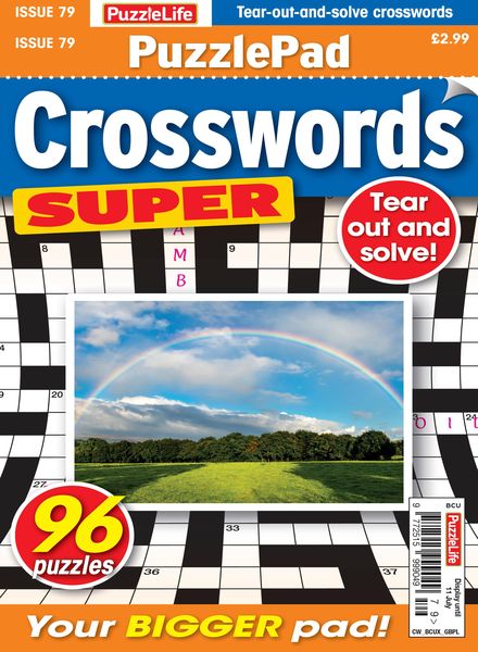 PuzzleLife PuzzlePad Crosswords Super – Issue 79 2024