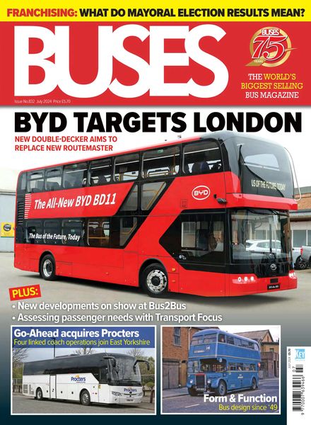 Buses Magazine – Issue 832 – July 2024