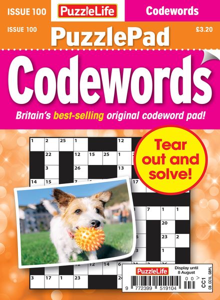PuzzleLife PuzzlePad Codewords – July 2024