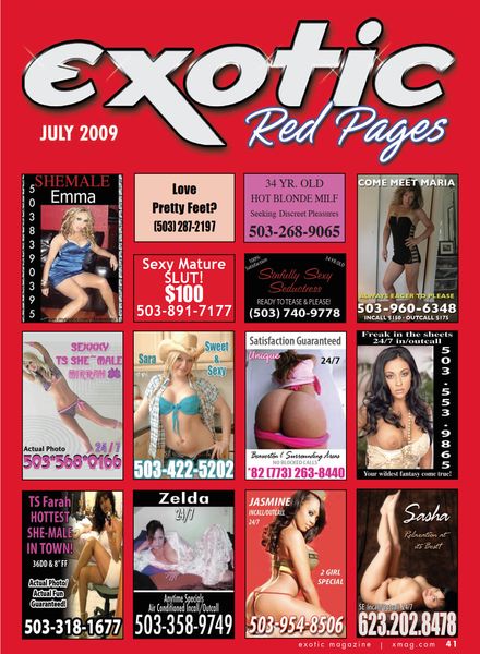 Exotic Red Pages – July 2009