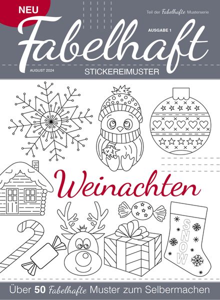 Fabelhaft Stickereimuster – Christmas 2024
