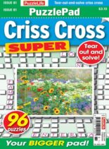 PuzzleLife PuzzlePad Criss Cross Super – August 2024
