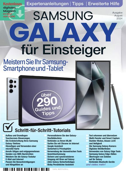 Samsung Galaxy fur Einsteiger – August 2024