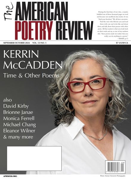 The American Poetry Review – September-October 2024