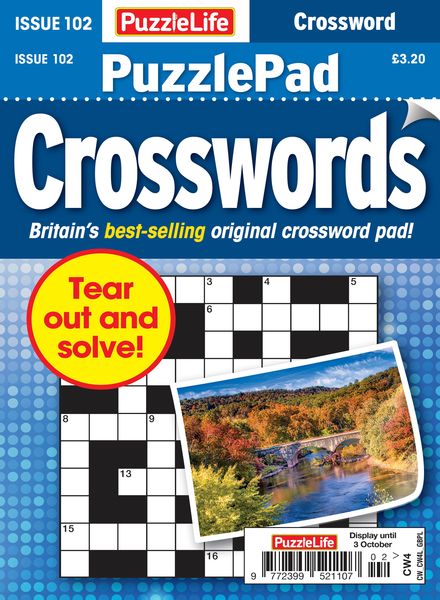 PuzzleLife PuzzlePad Crosswords – Issue 102 2024