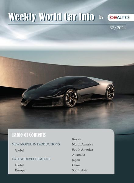 Weekly World Car Info – 21 September 2024