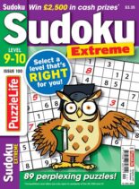 PuzzleLife Sudoku Extreme – Issue 100 2024
