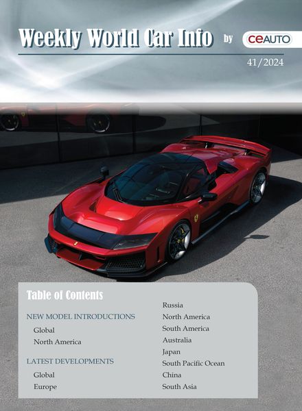 Weekly World Car Info – 19 October 2024