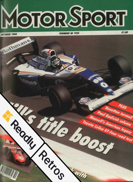 Motor Sport Magazine – October 1994