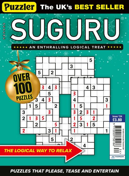 Puzzler Suguru – Issue 134 2024