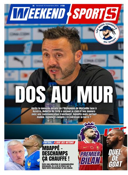 Week-end Sports – 15 Novembre 2024