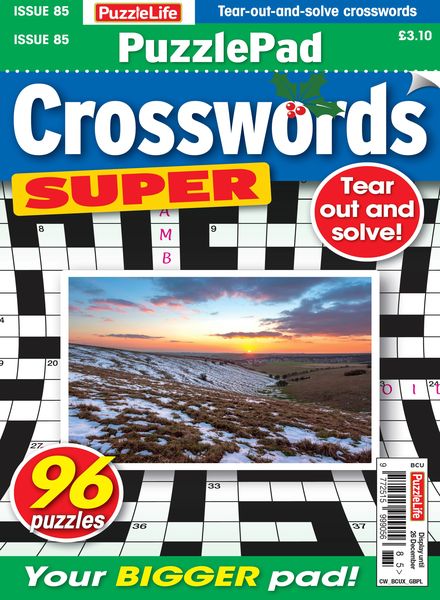 PuzzleLife PuzzlePad Crosswords Super – November 2024