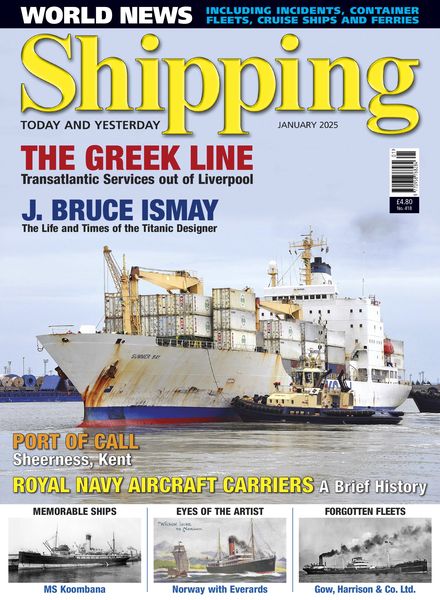 Shipping Today & Yesterday – January 2025