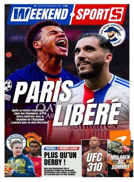 Week-end Sports – 13 Decembre 2024