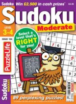 PuzzleLife Sudoku Moderate – January 2025