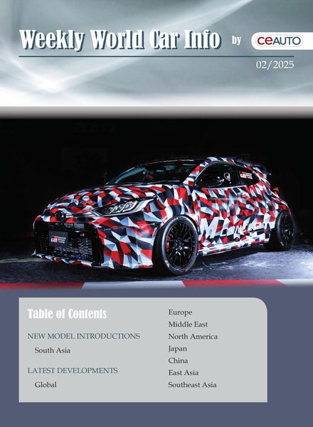 Weekly World Car Info – 11 January 2025