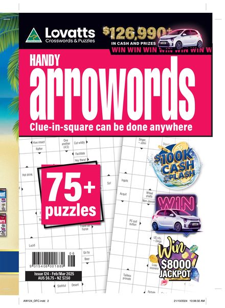 Lovatts Handy Arrowords – Issue 124 2025