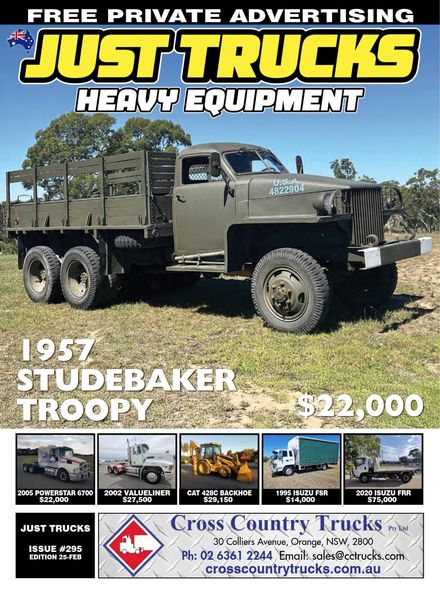 Just Trucks & Heavy Equipment – 27 January 2025