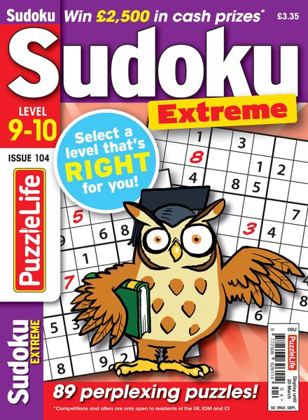 PuzzleLife Sudoku Extreme – February 2025