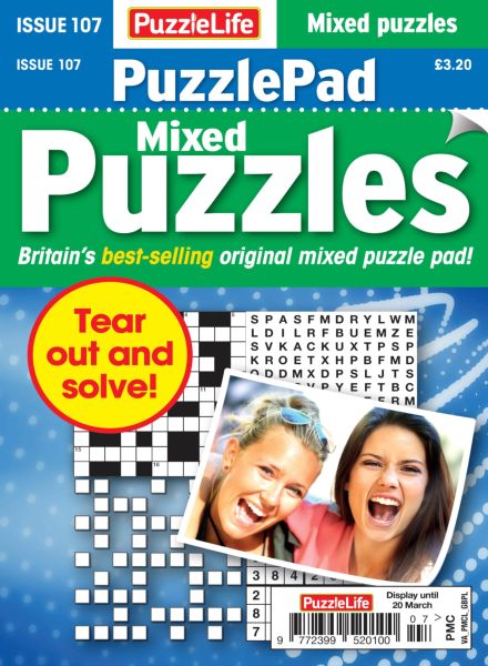 PuzzleLife PuzzlePad Puzzles – February 2025